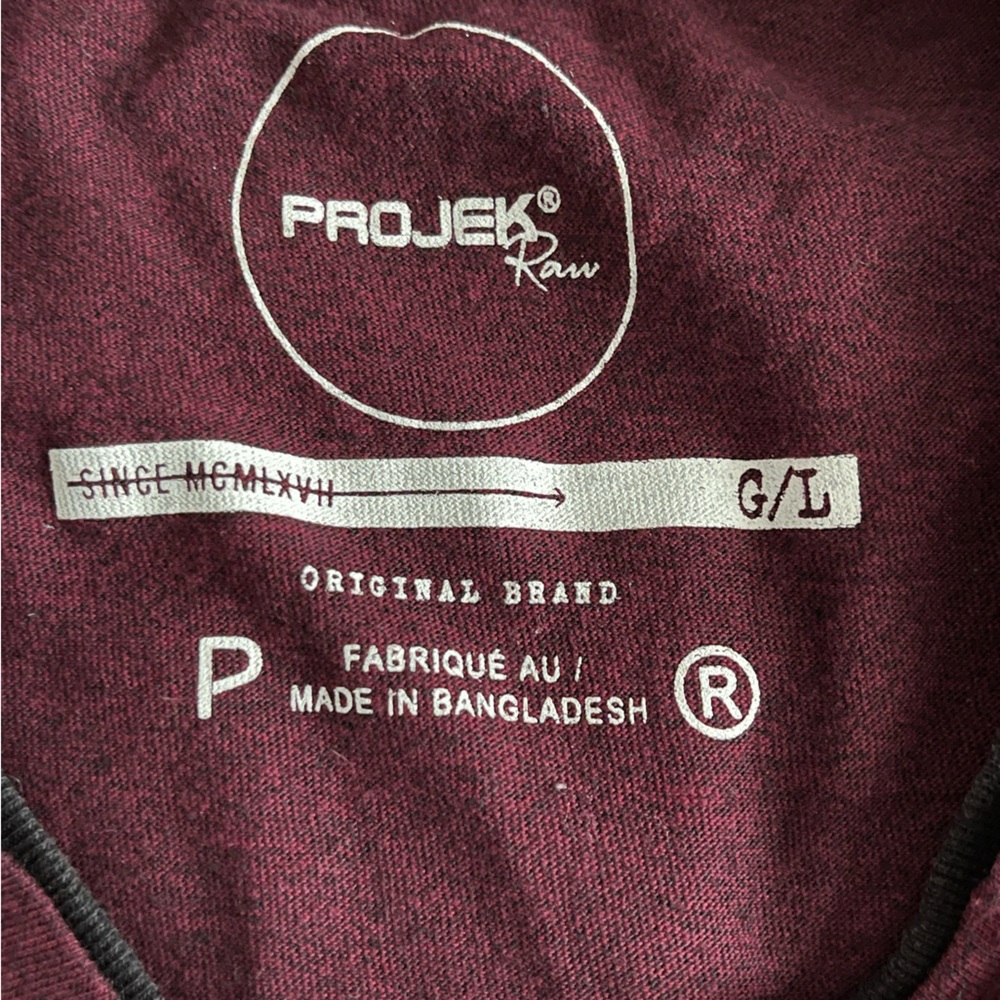 Projek Raw large maroon & black - Picture 3 of 8